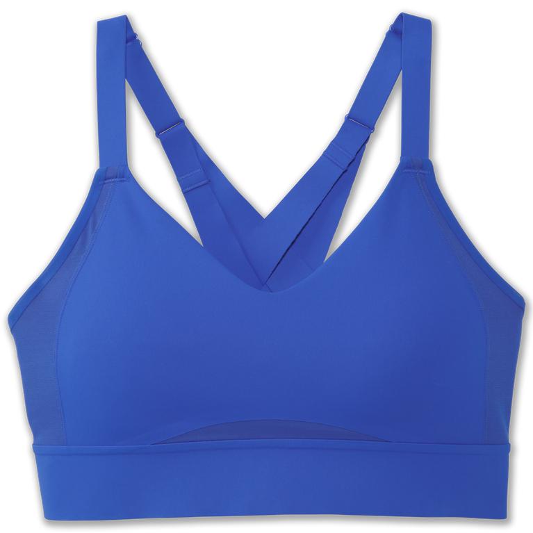 Brooks DRIVE INTERLACE Running Bra Womens Sale - Bluetiful (CJK059468)